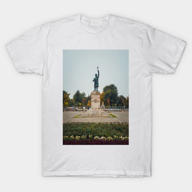 Stephen III The Great monument T-Shirt by psychoshadow